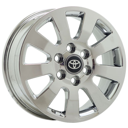18" Toyota Land Cruiser Bright Chrome wheels rims Factory OEM set 10644 EXCHANGE
