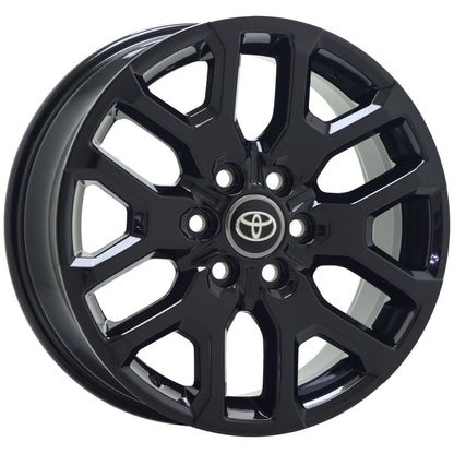 20" Toyota Sequoia Tundra Gloss Black wheels rims Factory OEM set 75277 EXCHANGE