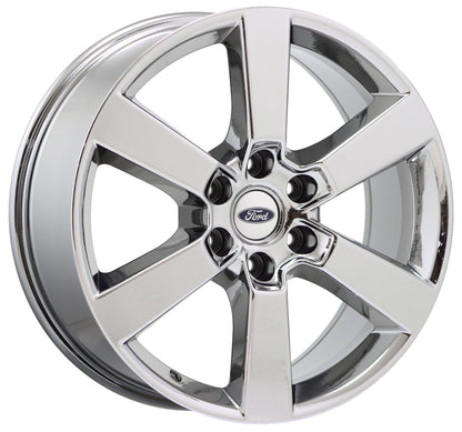 20" Ford F150 Bright Chrome wheels rims Factory OEM set 10005 EXCHANGE