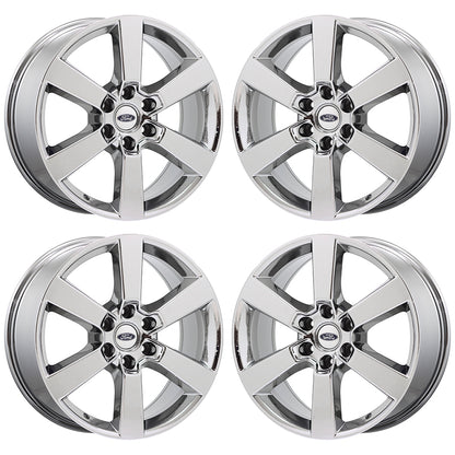 20" Ford F150 Bright Chrome wheels rims Factory OEM set 10005 EXCHANGE