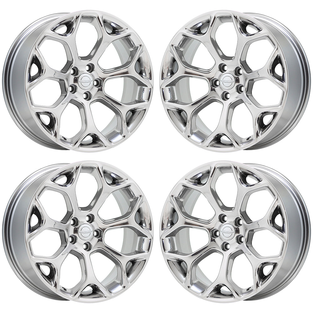 20" Chrysler 300 RWD Bright Chrome wheels rims Factory original OEM set 2539
