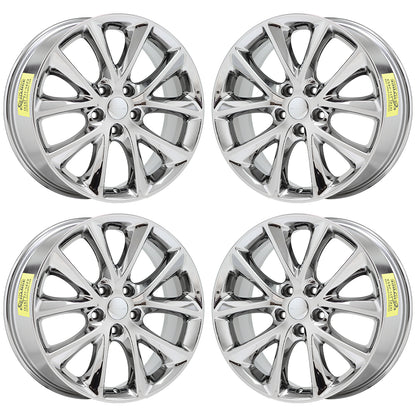 20" Dodge Durango Chrome wheels rims Factory OEM set 4 2496