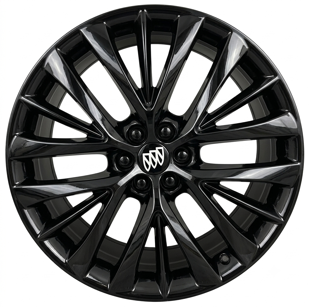 22" Buick Enclave Gloss Black wheels rims Factory OEM set 4 90043 EXCHANGE