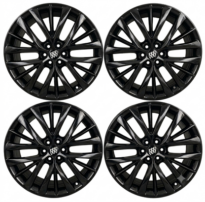 22" Buick Enclave Gloss Black wheels rims Factory OEM set 4 90043 EXCHANGE