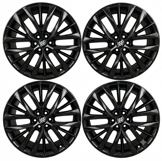22" Buick Enclave Gloss Black wheels rims Factory OEM set 4 90043 EXCHANGE