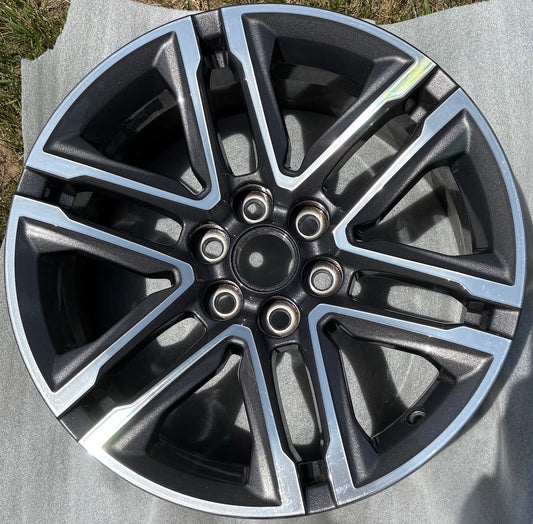 18" Chevrolet Colorado Canyon Satin Black wheels rims OEM set 5869 5966