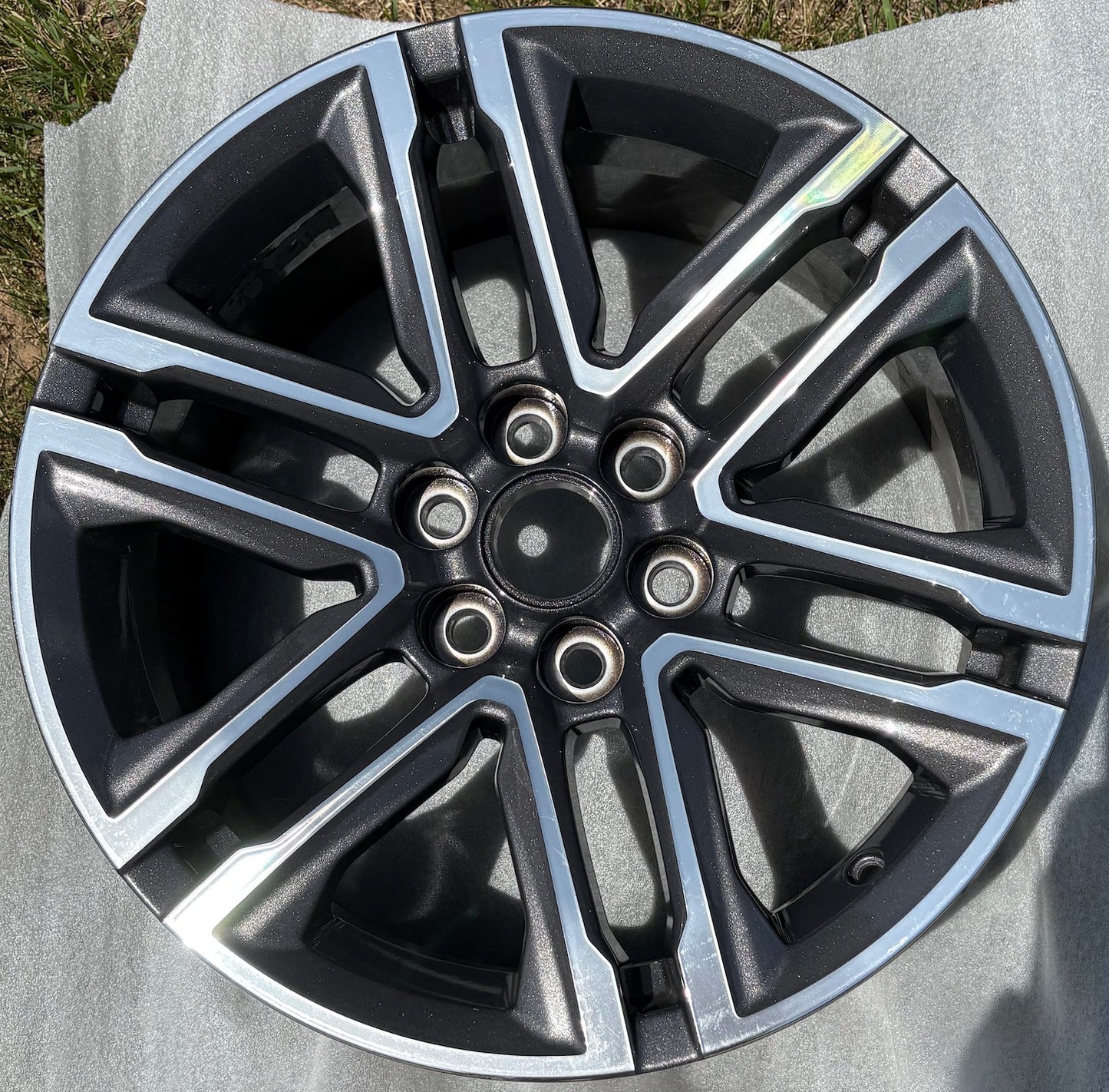 18" Chevrolet Colorado Canyon Satin Black wheels rims OEM set 5869 5966
