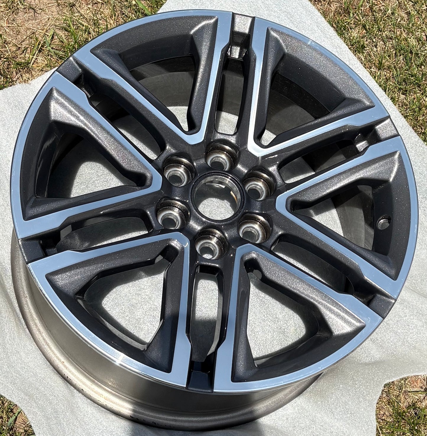 18" Chevrolet Colorado Canyon Satin Black wheels rims OEM set 5869 5966