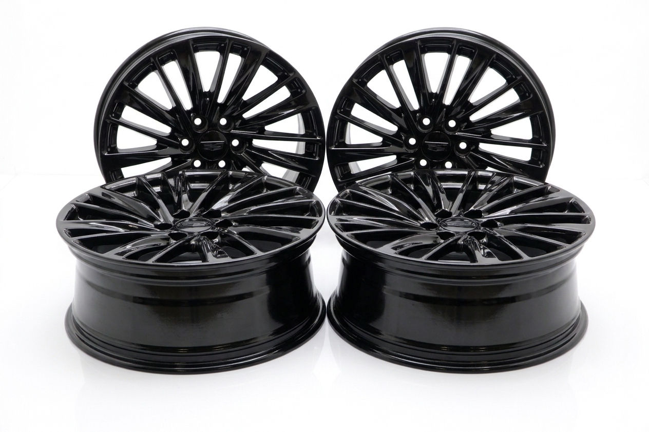 22" Cadillac Escalade Gloss Black wheels rim Factory OEM SET 4 87835102 EXCHANGE
