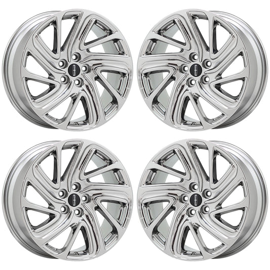 19" Lincoln Aviator Bright Chrome wheels rims Factory OEM 10187 EXCHANGE