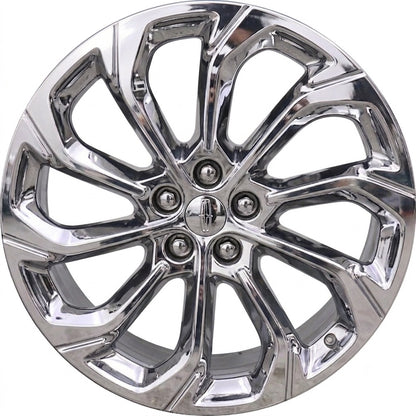 21" Lincoln Nautilus Bright Chrome wheels rims Factory OEM 10564 2024-2026
