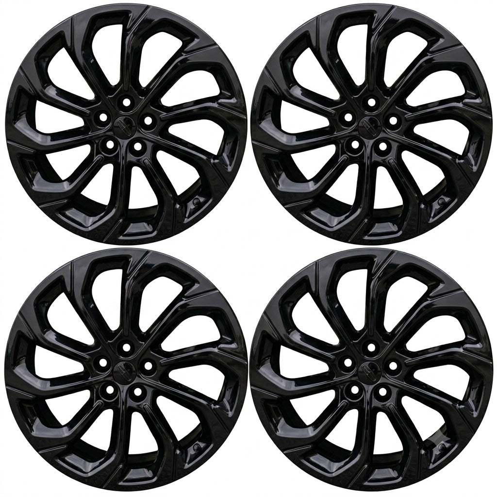21" Lincoln Nautilus Gloss Black wheels rims Factory OEM 10564 2024 - 2026