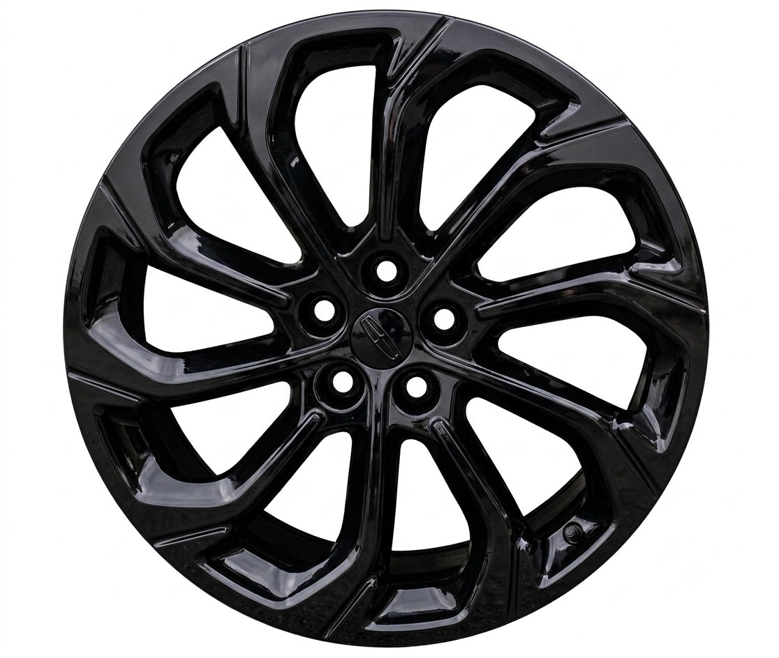 One 21x8" Lincoln Nautilus Machine Black wheel rim Factory OEM 10564 2024 - 2026
