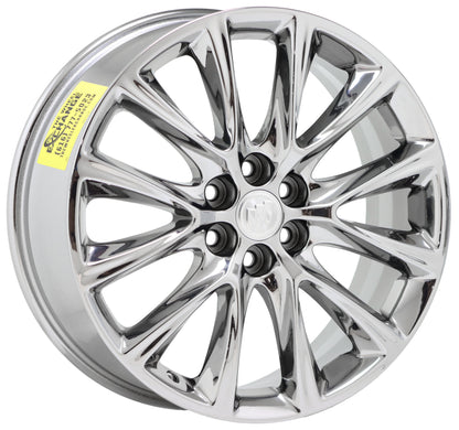 20" Buick Enclave GMC Acadia Bright Chrome wheels rims Factory OEM set 5852