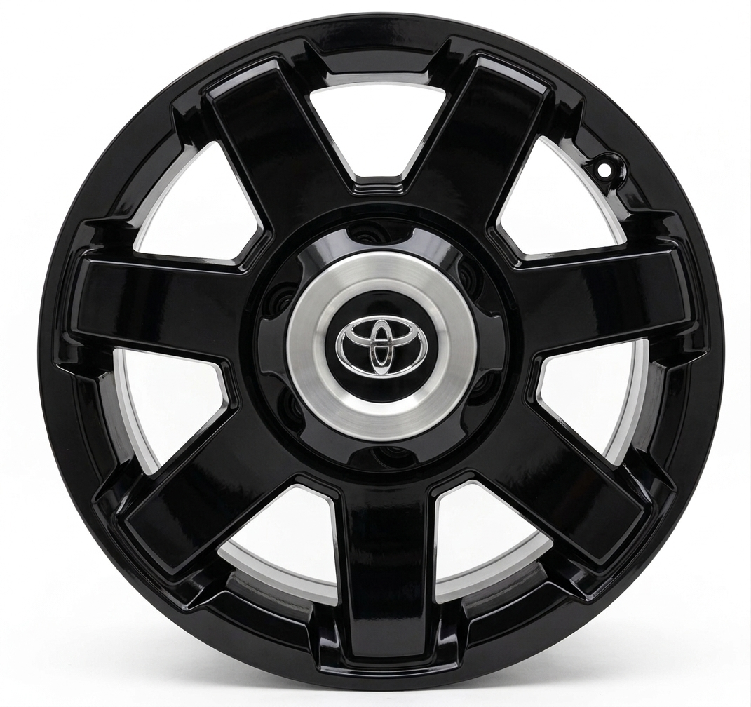17" Toyota 4Runner Gloss Black wheels rims Factory OEM set 4 75154