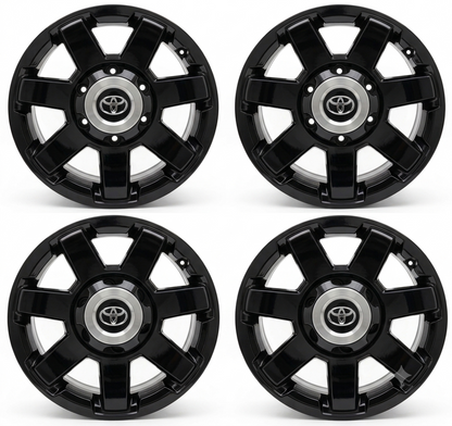 17" Toyota 4Runner Gloss Black wheels rims Factory OEM set 4 75154