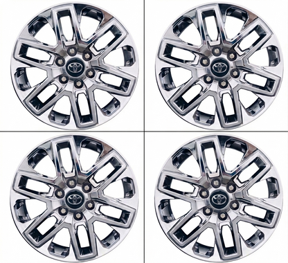 20" Toyota Sequoia Tundra PVD Chrome wheels rims Factory OEM set 75276 EXCHANGE