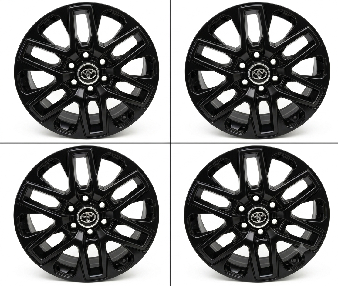 20" Toyota Sequoia Tundra Gloss Black wheels rims Factory SET OEM 75276 EXCHANG