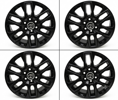 20" Toyota Sequoia Tundra Gloss Black wheels rims Factory SET OEM 75276 EXCHANG