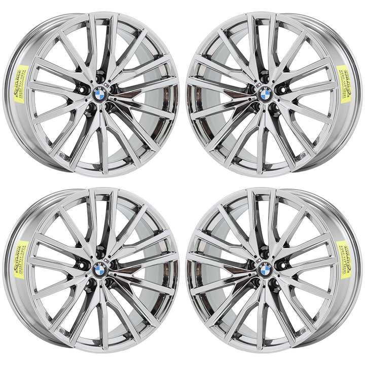 BMW Premium Factory OEM Wheels Rims Stock Replacement Chrome Black ...