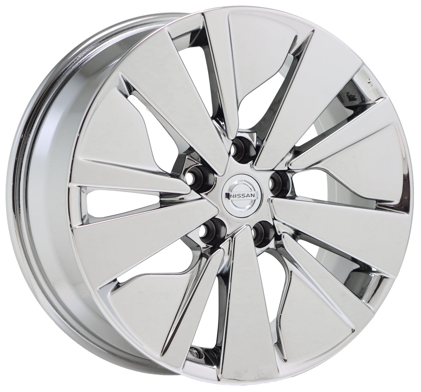 17" Nissan Altima Bright Chrome Wheels Rims Factory Original OEM Set 62784