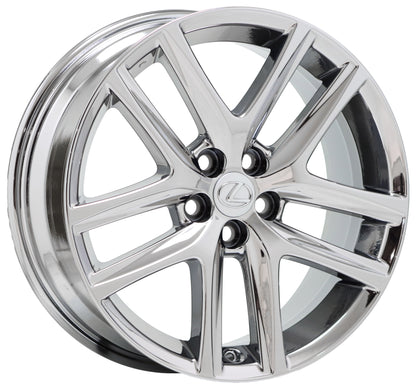17" Lexus CT200 Bright Chrome Wheels Factory OEM set 4 74298 EXCHANGE