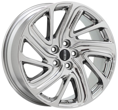 19" Lincoln Aviator Bright Chrome wheels rims Factory OEM set 10187