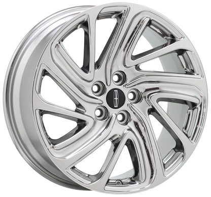 19" Lincoln Aviator Bright Chrome wheels rims Factory OEM set 10187