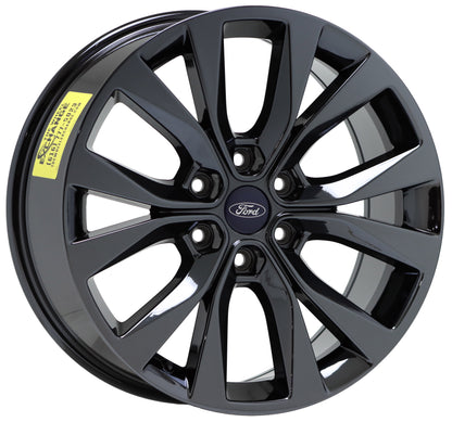 20" Ford F150 Truck Black Chrome wheels rims Factory OEM set 10003