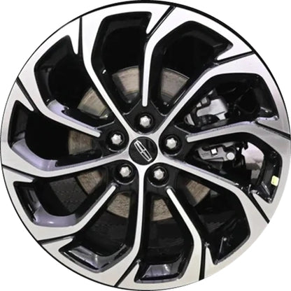 One 21x8" Lincoln Nautilus Machine Black wheel rim Factory OEM 10564 2024 - 2026