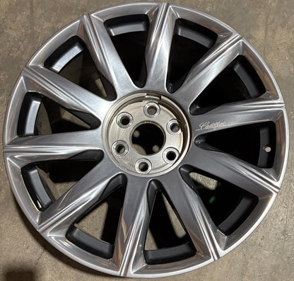 22x9" Cadillac Escalade polished and grey wheel rim Factory OEM 4874 84714163