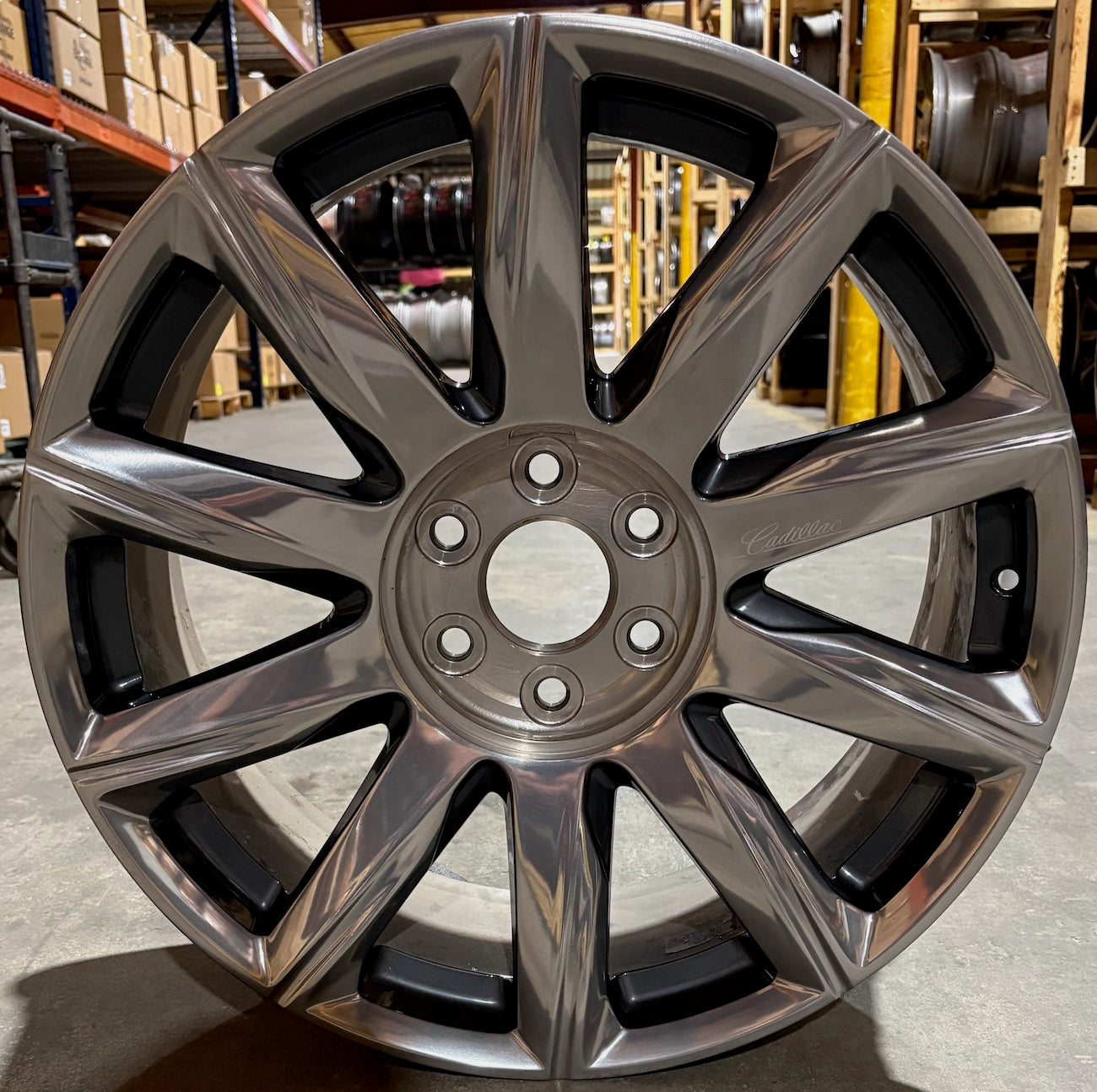 22x9" Cadillac Escalade polished and grey wheel rim Factory OEM 4874 84714163