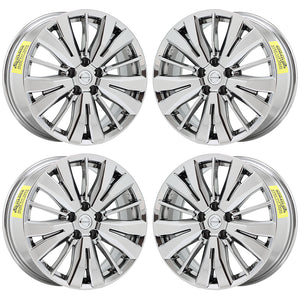 18" Nissan Pathfinder PVD Chrome wheels rims Factory OEM set 4 62742