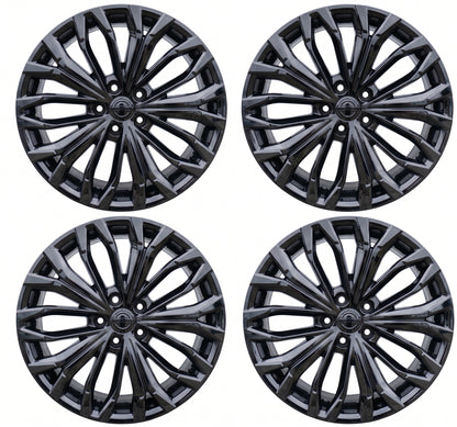 19x7.5" Nissan Rogue Gloss Black wheels rims Factory OEM set 62883 EXCHANGE