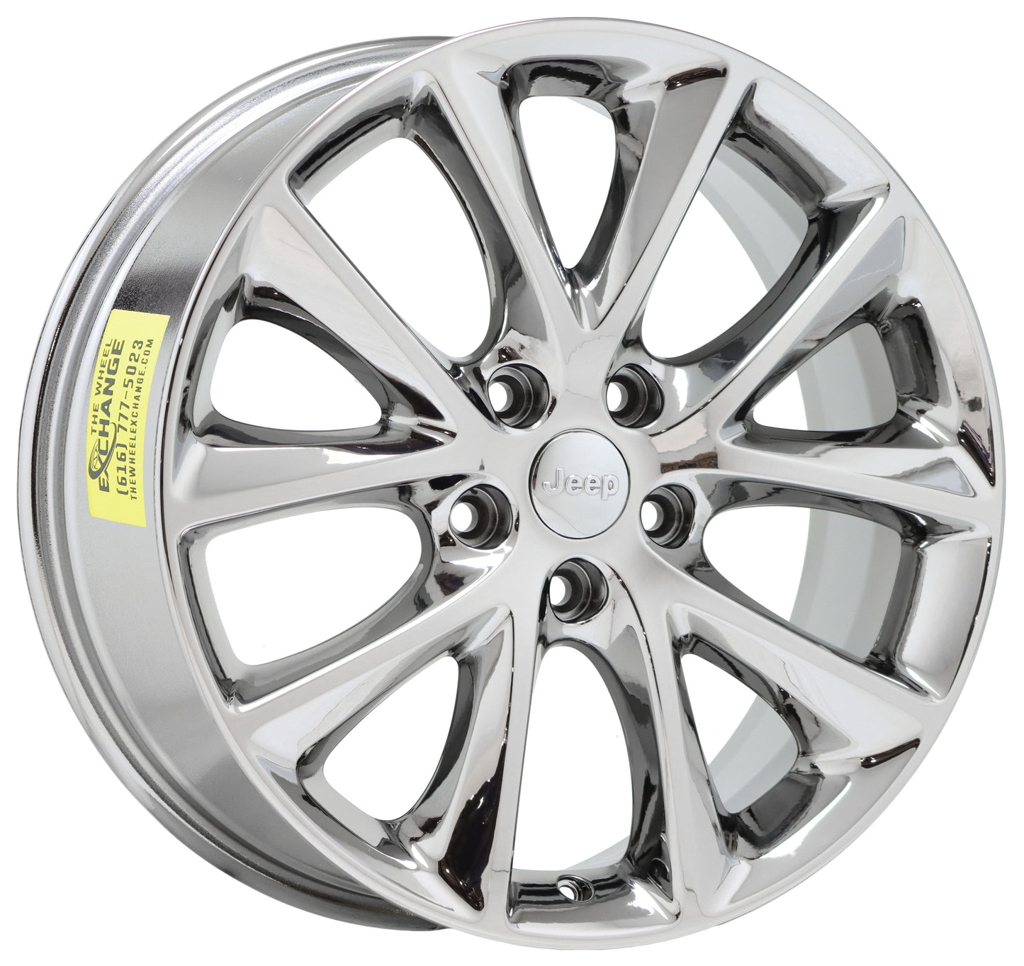 20" Jeep Grand Cherokee Bright Chrome wheels rims Factory OEM set 2496 EXCHANGE