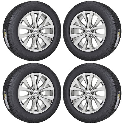 20" Ford F150 Expedition Bright Chrome Wheels Rims Factory Hankook Tires 10003