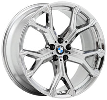 Load image into Gallery viewer, EXCHANGE 21&quot; BMW X5 M series PVD Chrome wheels rims Factory OEM set 86466 86468
