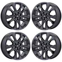 Load image into Gallery viewer, 20&quot; Chevrolet Traverse Black Chrome wheels rims Factory OEM 2018-2020 set 4 5848
