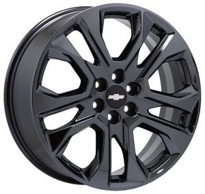 20" Chevrolet Traverse Black Chrome wheels rims Factory OEM 2018-2020 set 4 5848