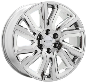22" Chevrolet Silverado Tahoe PVD Chrome Replica Wheels 5901R
