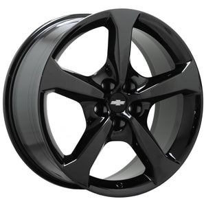 20" Chevrolet Camaro PVD Black Chrome Wheels Rims Factory Set 5578 5583