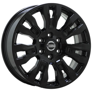 20" Nissan Titan XD Black Wheels Rims Factory OEM set 62728