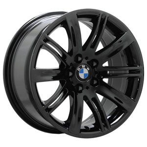 EXCHANGE 18" BMW 645i, 650i Black Chrome Factory OEM wheels rims set 59488 59490