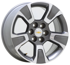 17" Chevrolet Colorado GMC Canyon Machined Grey Wheels Rims Factory OEM 5671 x1