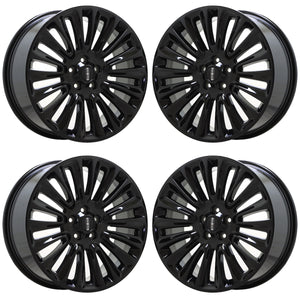 19" Lincoln MKZ Black wheels rims Factory OEM set 3954