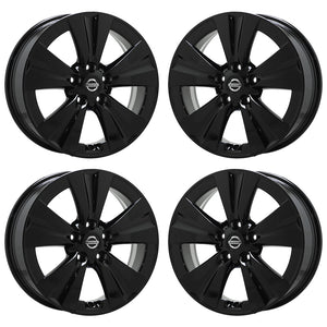 EXCHANGE 17" Nissan Leaf Sentra Black wheels rims Factory OEM set 62608