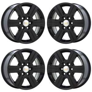 18" Chevrolet Traverse Black wheels rims OEM set 5408