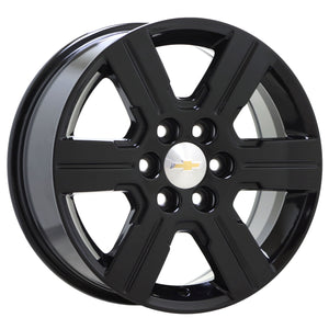 18" Chevrolet Traverse Black wheels rims OEM set 5408